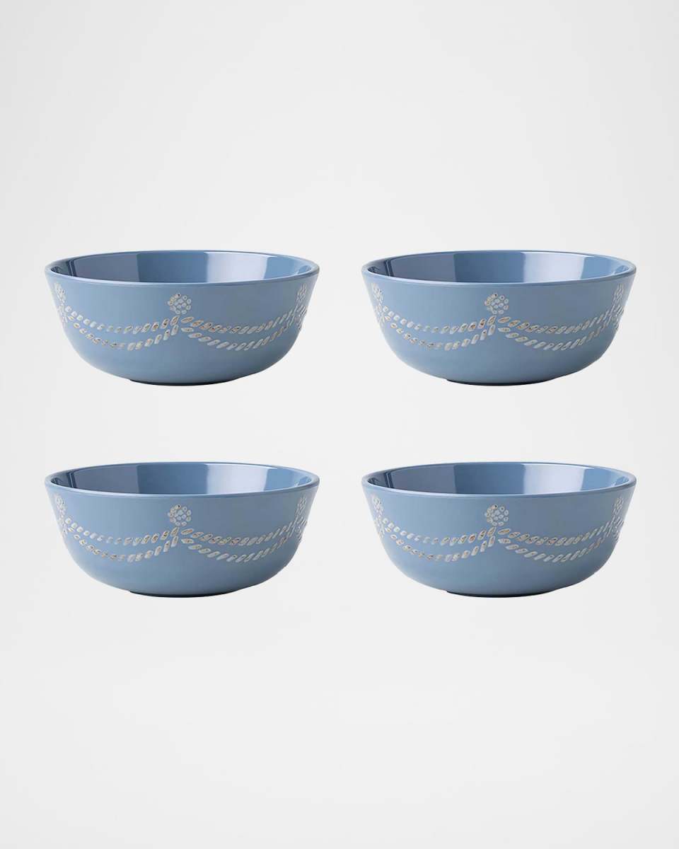 Berry & Thread Melamine Cereal/Ice Cream Bowls, Set of 4